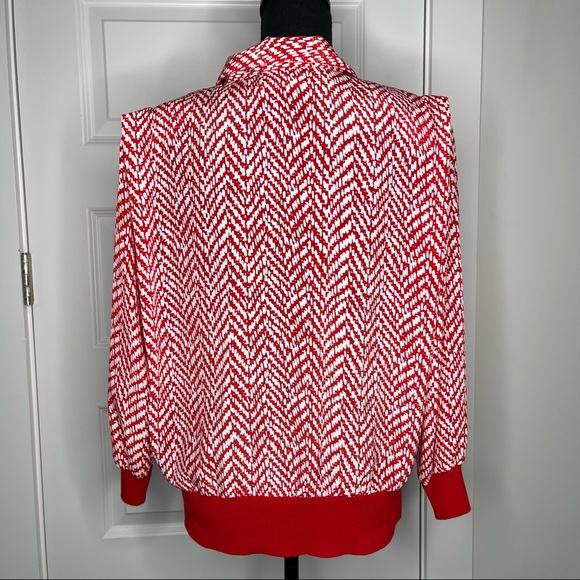 Vintage DG California Red and White Blouse - Picture 8 of 10